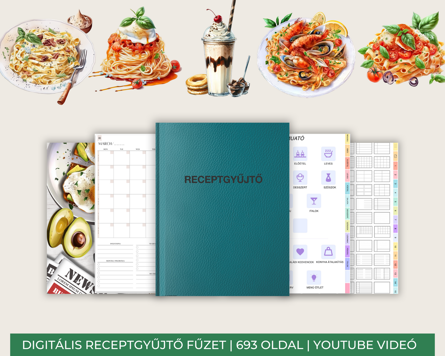Digitális Receptgyűjtő | Receptnapló | Digitális szakácskönyv |Étkezéstervező